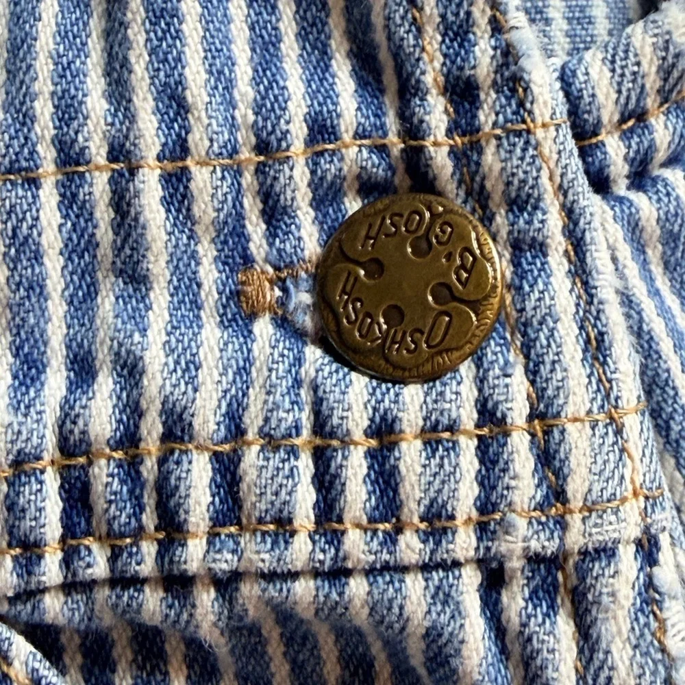Vintage OshKosh B’gosh Railroad Hickory Stripe Overalls | 12–18M